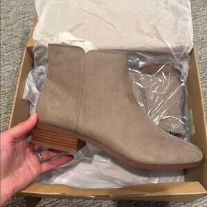 Jcrew grey Women's Tan Ankle Boots shoes 10